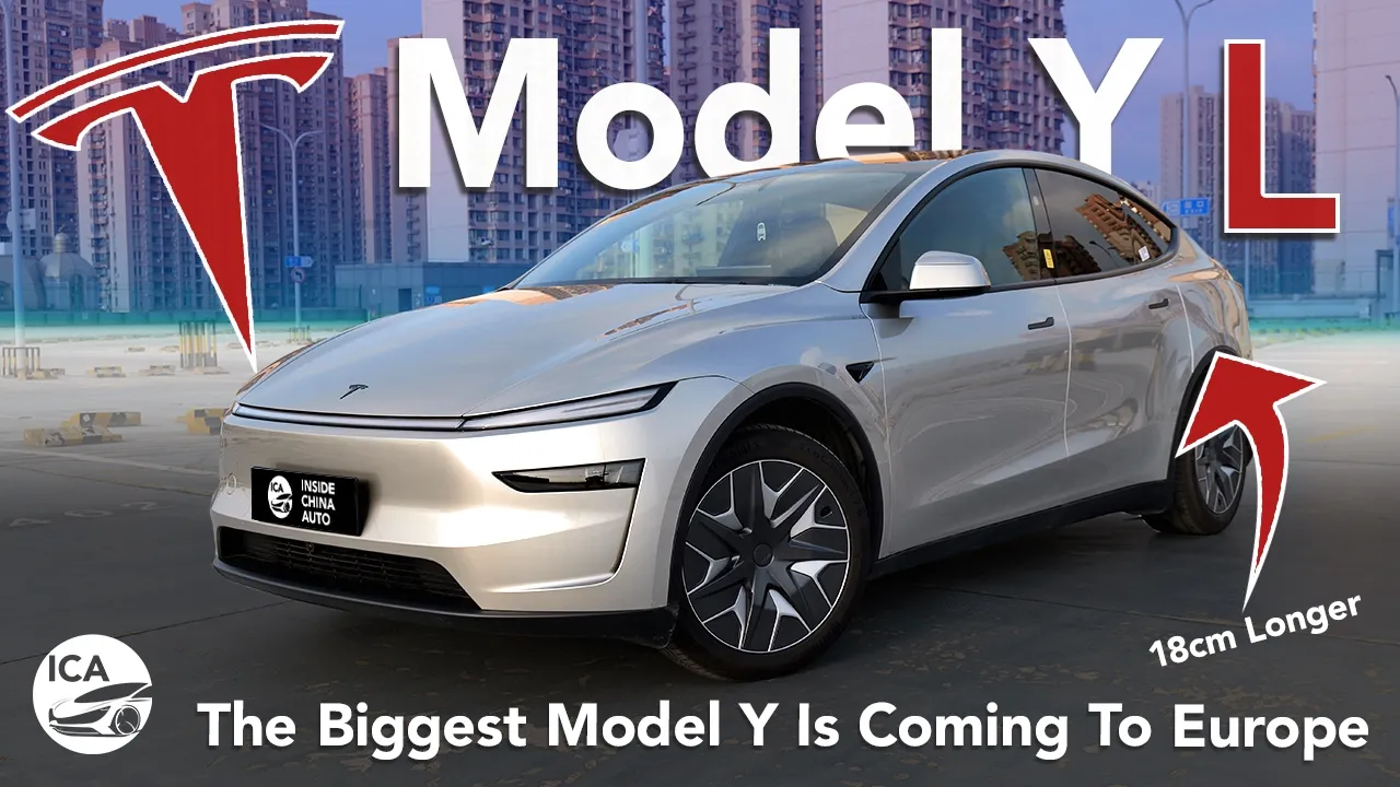 Tesla Model Y L Driven - The Biggest Model Y Is Coming To Europe.