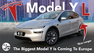 Tesla Model Y L Driven - The Biggest Model Y Is Coming To Europe.