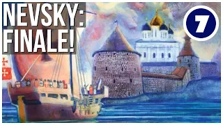 Nevsky Playthrough - Finale | GMT Games | Volko Ruhnke | Teutons & Rus Levy & Campaign - Episode 7