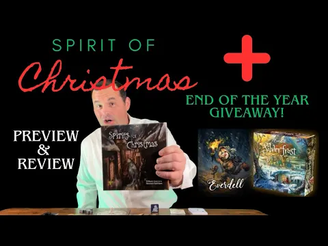 Can the Ghost of Christmas Past, Present, & Future save Scrooge? + Everdell Silverfrost Giveaway