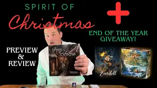 Can the Ghost of Christmas Past, Present, & Future save Scrooge? + Everdell Silverfrost Giveaway