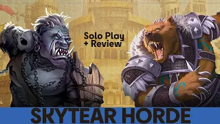 Skytear Horde - Solo Playthrough & Review