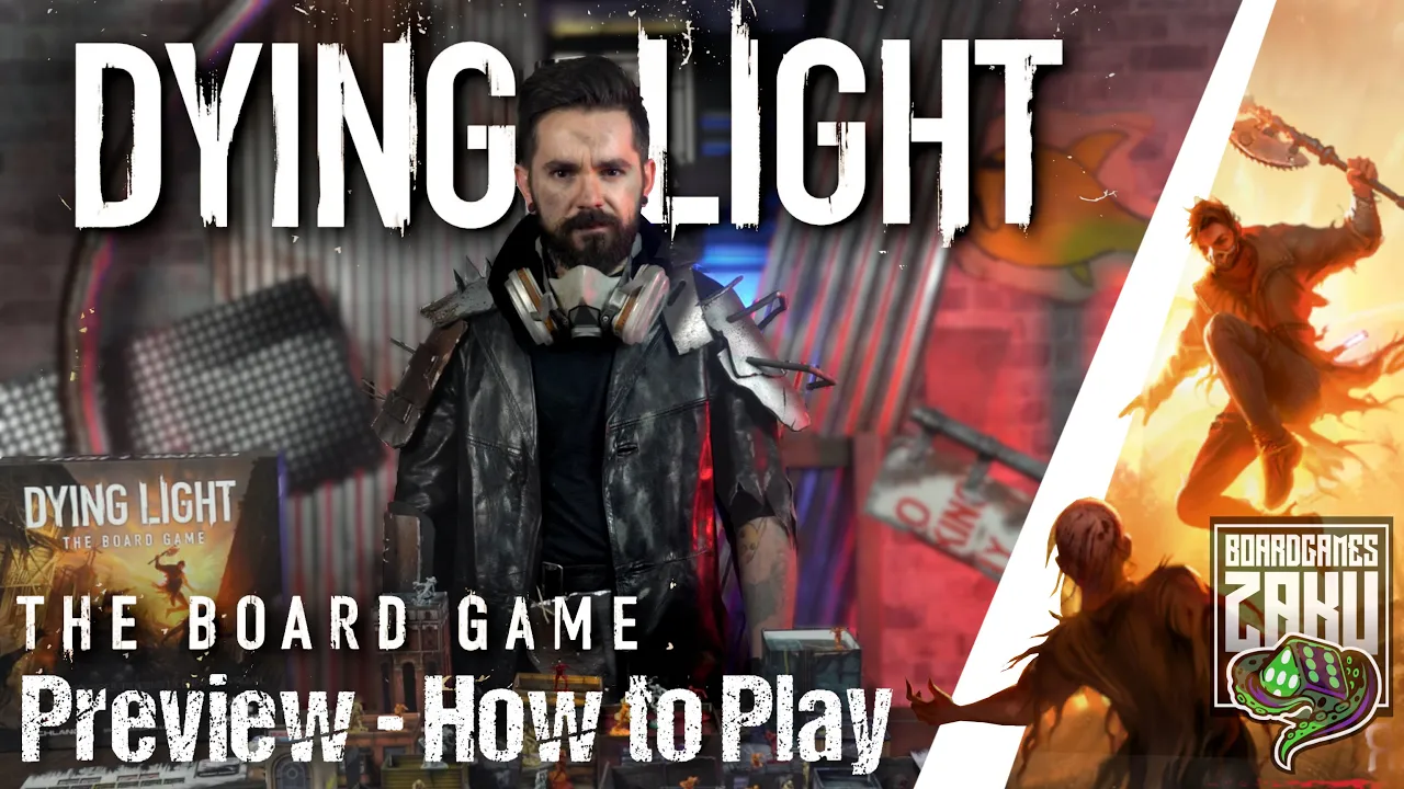 DYING LIGHT the boardgame PREVIEW | HOW TO PLAY | Kickstarter