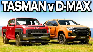 Sub-$60K utes tested on and off road: Isuzu D-Max vs Kia Tasman
