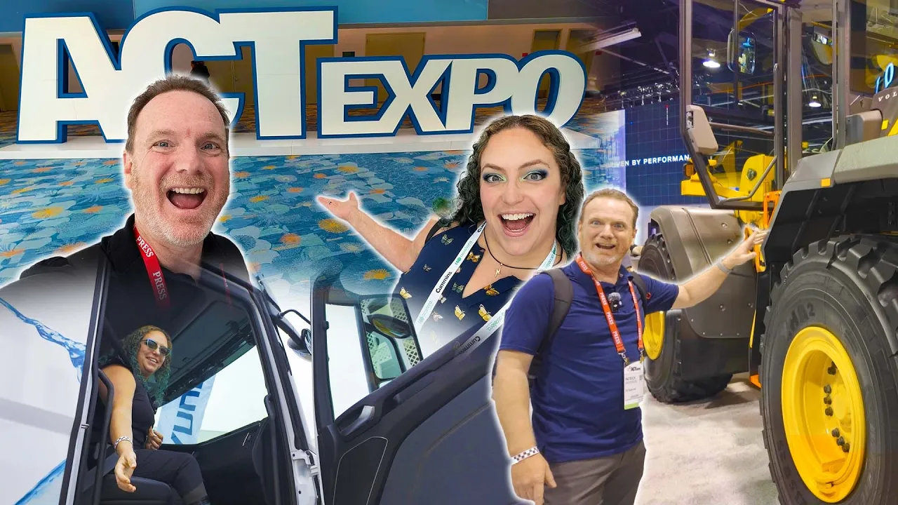 Electric School Buses, Trucks, EV semi, fleet charging & more / ACT Expo 2025 Highlights
