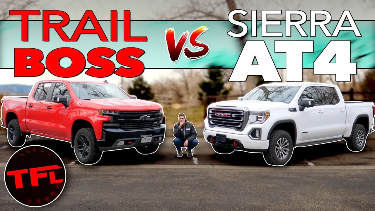 Is the GMC Sierra AT4 Diesel Worth an Extra $10K Over a Chevy Silverado Trail Boss? Let's Compare!