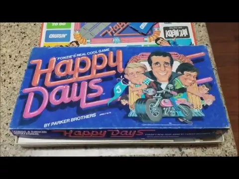 Vintage 1980s Happy Days board game Fonzie Real Cool Parker Brothers
