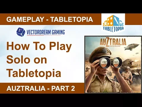 AuZtralia - Solo Gameplay on Tabletopia 2