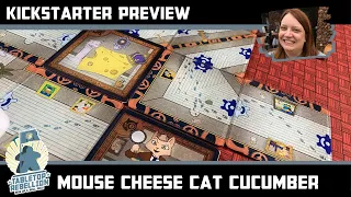 Mouse Cheese Cat Cucumber - Kickstart Preview - Tabletop Rebellion