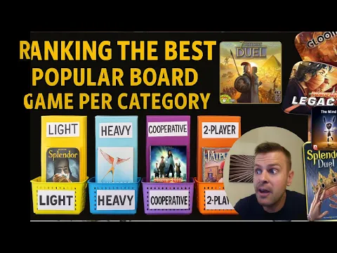 Ranking The Best Popular Board Game per Category