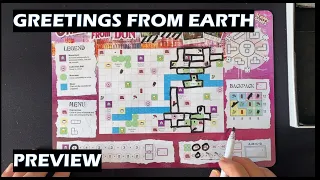 Greetings from Earth preview pnp roll and write board game