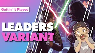 Star Wars The Deckbuilding Game Leaders Variant Versus Darth Vader and First Impressions