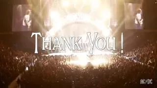 AC/DC - Rock or Bust World Tour - Thank You