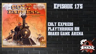 Colt Express Playthrough on Board Game Arena