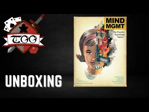 Mind MGMT The Psychic Espionage “Game.” Deluxe Unboxing