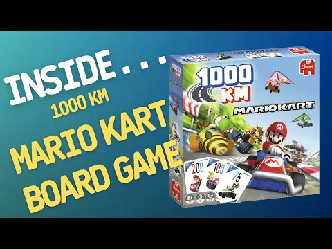 Inside…Mario Kart Board Game 1000 KMs Mille Bornes (4K 60fps)