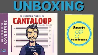 Cantaloop Book 1: Breaking Into Prison - UNBOXING