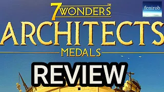 7 Wonders Architects Board Game | Medals Expansion | Review