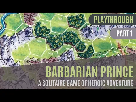 Barbarian Prince | Solo RPG | Playthrough - Part 1