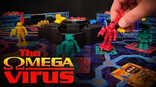 The Omega Virus Retro Board Game Review & Play Session - Milton Bradley (1992)