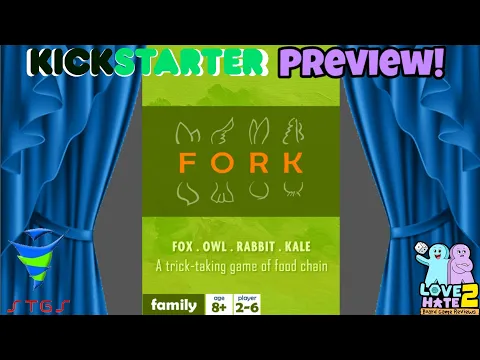 F.O.R.K. - #Kickstarter Preview | Sunrise Tornado Game Studio - Love 2 Hate Board Game Reviews