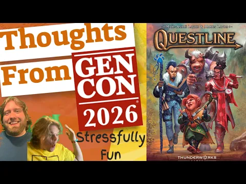 Questline Thoughts From Gen Con 2026 Review and Gameplay Overview. @ThunderworksGames