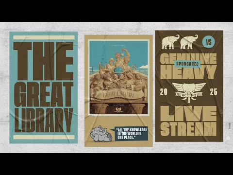 The Great Library - Tag-Team Solo Play-through by Heavy Cardboard