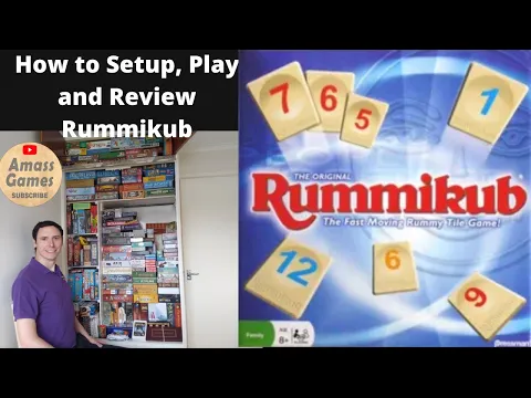 Rummikub - Spiel des Jahres winning board game.  Rummy set collection.  * Amass Games * SdJ