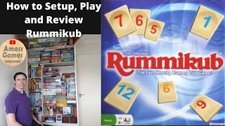 Rummikub - Spiel des Jahres winning board game. Rummy set collection. * Amass Games * SdJ