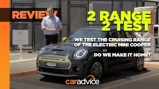 2021 Mini Cooper Electric range test | At your request! We test 100kmh cruise range! | CarAdvice