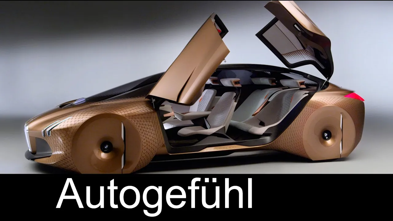 BMW Vision Next 100 concept car showing future of BMW Zukunft - Autogefühl