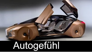 BMW Vision Next 100 concept car showing future of BMW Zukunft - Autogefühl