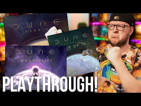 Grafting Cards and Launching Dreadnoughts! Dune Imperium All Expansions 3 Player Playthrough!