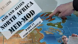 Axis And Allies North Africa Med-Mod Gameplay #1