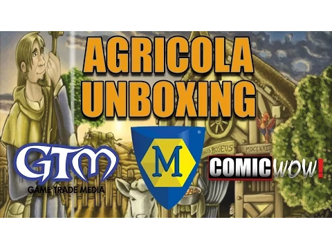 Agricola Unboxing - Mayfair Games May 2016 ComicWow! Game Trade Media
