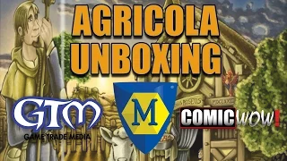 Agricola Unboxing - Mayfair Games May 2016 ComicWow! Game Trade Media