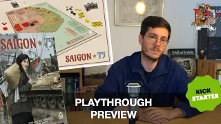 Saigon 75 - Playthrough Preview (KickStarter)