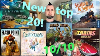 Josh Yaks about board games played and purchased in November 2022: New releases and a new top 20!