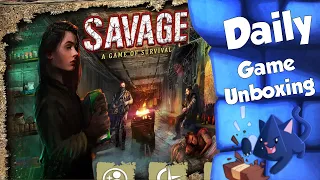 Savage A Game of Survival   Daily Game Unboxing
