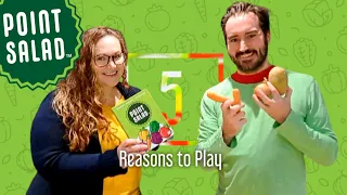 Point Salad  - 5 Reasons to Play. We Review this quick family drafting game from AEG