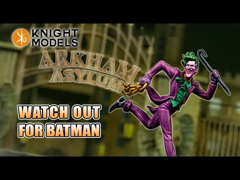 Arkham Asylum Board Game Unboxing & First Look Batman Miniatures Knight Models