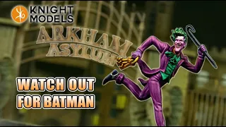 Arkham Asylum Board Game Unboxing & First Look Batman Miniatures Knight Models