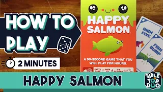 How to Play Happy Salmon cardgame tutorial