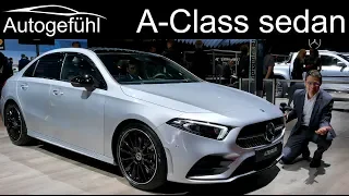 2019 Mercedes A-Class Sedan REVIEW AClass Saloon Limousine - Autogefühl
