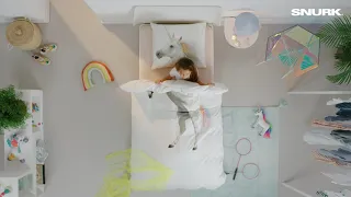 Snurk Unicorn Duvet Set product video.