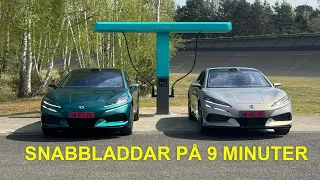 Ladda elbilen på 9 minuter – snart i Sverige – Denza Flash Charging