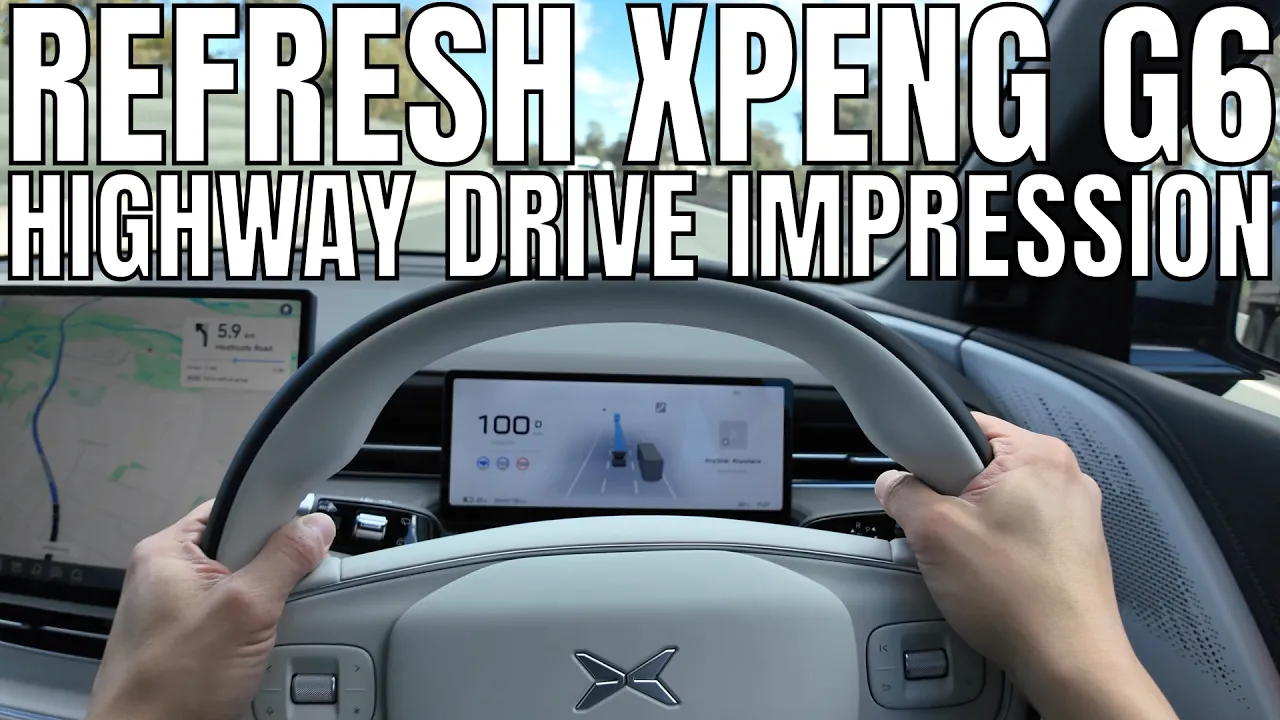 2026 Xpeng G6 Australia Refresh RWD Highway Drive Impression in Sydney