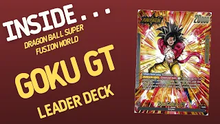 Inside…Goku GT Leader Deck - Fusion World - Dragon Ball Super Card Game (4K 60fps)
