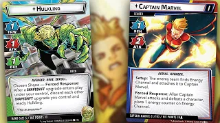 Marvel Champions Hulkling vs Expert Captain Marvel Live Replay