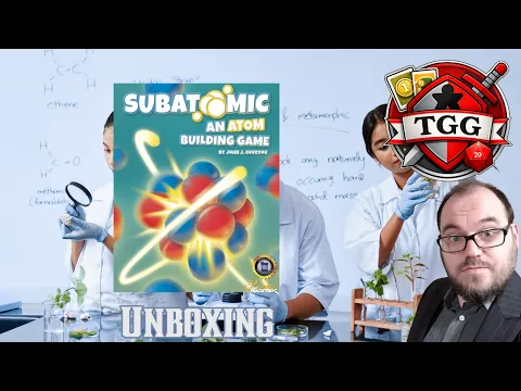Subatomic Board Game Unboxing | Atomic Particle-Building Fun!